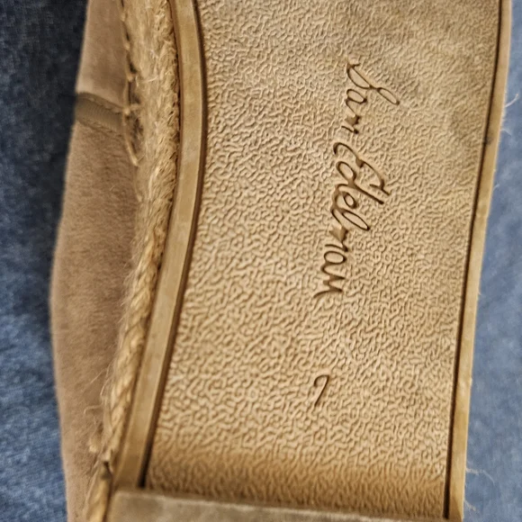 Sam Edelman Nubuck Tan Espadrille Platform - Picture 7 of 8
